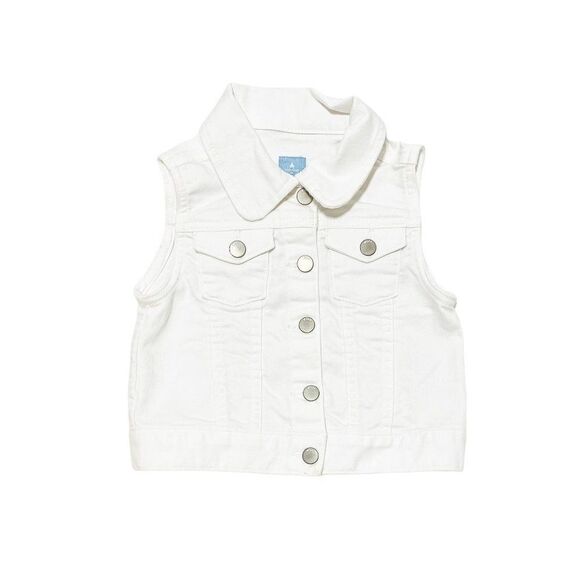 gap Kids White Denim Jean Vest - Picture 2 of 3